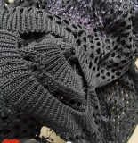 Women's Clothing Sexy Hollow Knitting Sexy Beach Dress