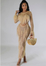 Women's Clothing Sexy Hollow Knitting Sexy Beach Dress Women's Clothing Sexy Hollow Knitting Sexy Beach Dress