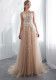Luxury Chic Evening Dress Applique Slim Fit Mesh Bridesmaid Dress（Processing time need 3-6 days）