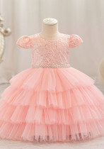 Girls' puffy gauze sequin princess dress Girls' puffy gauze sequin princess dress