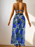 Sexy Two Pieces Bikini Mesh Long Skirt Three-Piece Women's Swimsuit