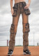 Spring American Washed Denim Cargo Pants