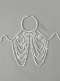 Imitation Pearl Sexy Bodychain