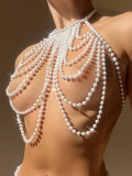 Imitation Pearl Sexy Bodychain