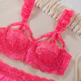 Women Clothinglace Three-Piece Sexy Lingerie