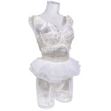 Women Clothinglace Three-Piece Sexy Lingerie