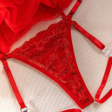 Women Clothinglace Three-Piece Sexy Lingerie
