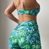 Women Printed Bikini Swimwear Two Piece Set