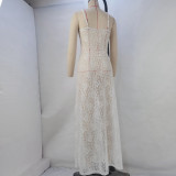Women Spring/Summer Lace See-Through Sexy Strap Dress