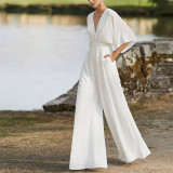 Women Bat Sleeves Jumpsuit
