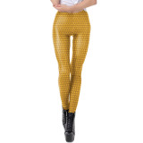 Women Print Basic Elastic Legging