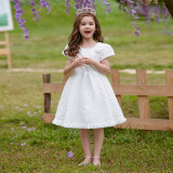 Children's Princess Dress Puff Sleeve Tutu Dress