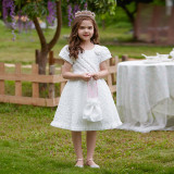 Children's Princess Dress Puff Sleeve Tutu Dress