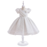 Children's Princess Dress Puff Sleeve Tutu Dress