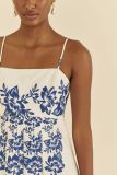 Spring And Summer Strap Ethnic Style Print Dress