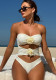 Sexy Hollow Flower One-Piece Swimsuit