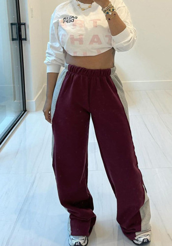 Women High Waist Loose Casual Pants