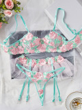 Women mesh embroidery sexy Sexy Lingerie