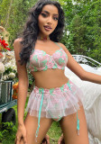 Women mesh embroidery sexy Sexy Lingerie