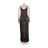 Women Sexy Slit Maxi Dress