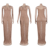 Women Sexy Slit Maxi Dress