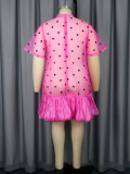 Women Spring and Summer Sexy Polka Dot Dress Dress
