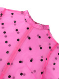 Women Spring and Summer Sexy Polka Dot Dress Dress