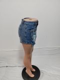 Women Sexy Style Irregular Denim Skirt