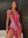 Nightclub Performance Tassel Jumpsuit