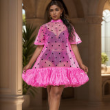 Women Spring and Summer Sexy Polka Dot Dress Dress