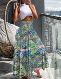 Women Summer Printed Skirt