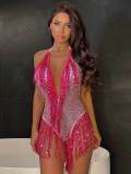 Nightclub Performance Tassel Jumpsuit