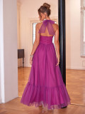 Women Summer Mesh Formal Party Dress