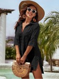Chiffon Shirt Jacquard Loose Women's Casual Blouse