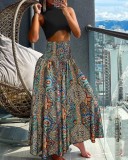 Women Summer Printed Skirt