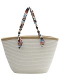 Women Popular Beach Holidays Straw Bag Shoulder Tote Bag