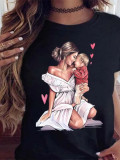 Women's Mother's Day Printed T-Shirts Fashionable Clothes