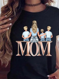 Women's Mother's Day Printed T-Shirts Fashionable Clothes
