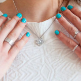 Four-Leaf Clover Diamond Fashionable Luxury Mom Necklace Mother’S Day Gift