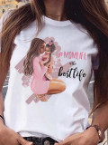 Women's Mother's Day Printed T-Shirts Fashionable Clothes