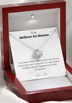 Four-Leaf Clover Diamond Fashionable Luxury Mom Necklace Mother’S Day Gift