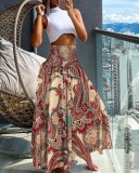 Women Summer Printed Skirt