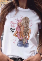 Women's Mother's Day Printed T-Shirts Fashionable Clothes