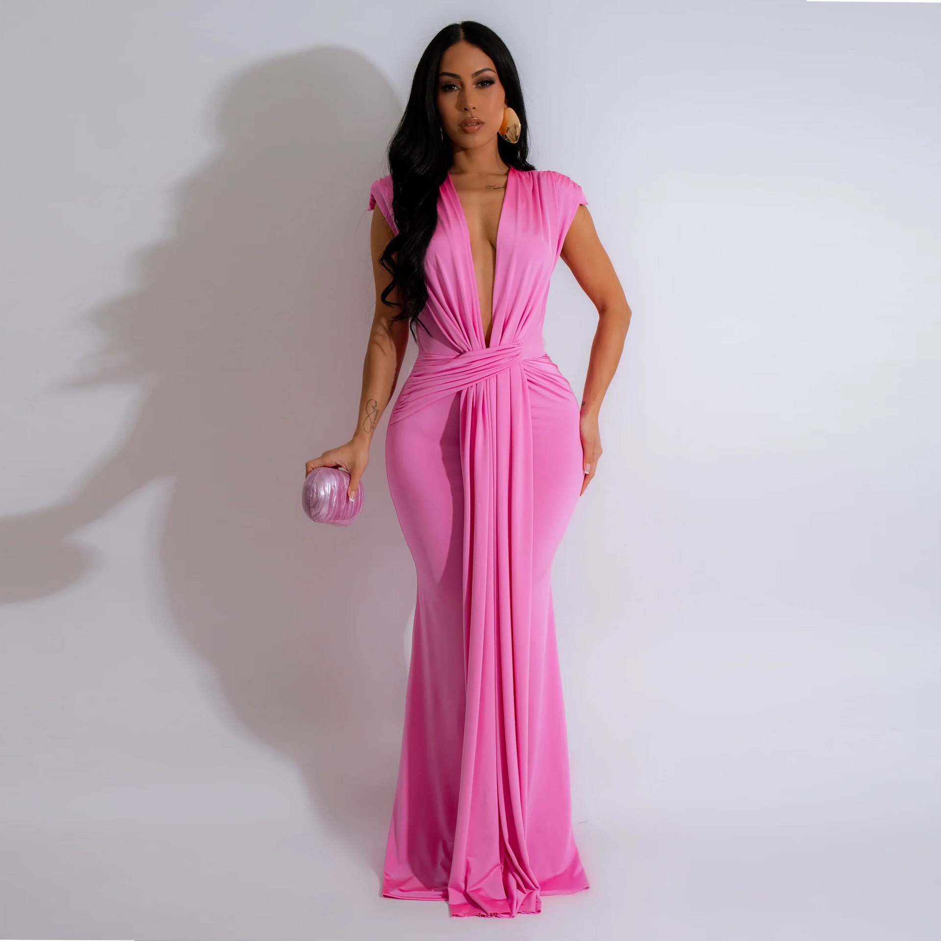 Women Sexy Sleeveless Maxi Dress