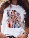 Women's Mother's Day Printed T-Shirts Fashionable Clothes
