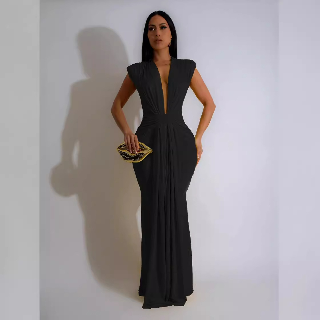 Women Sexy Sleeveless Maxi Dress