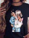 Women's Mother's Day Printed T-Shirts Fashionable Clothes