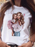 Women's Mother's Day Printed T-Shirts Fashionable Clothes