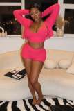 Spring And Summer Camisole Jacket Shorts Sexy Three-Piece Outfit