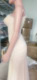 Sexy Fashion Slash Shoulder Ruch Mesh Formal Party Dress